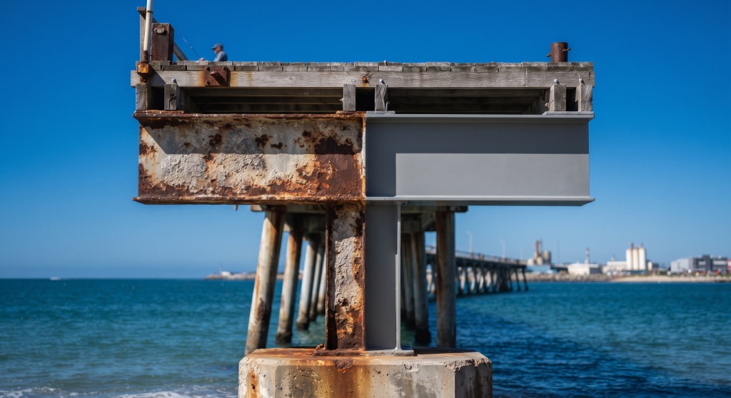 Protección anticorrosiva de estructuras marinas
